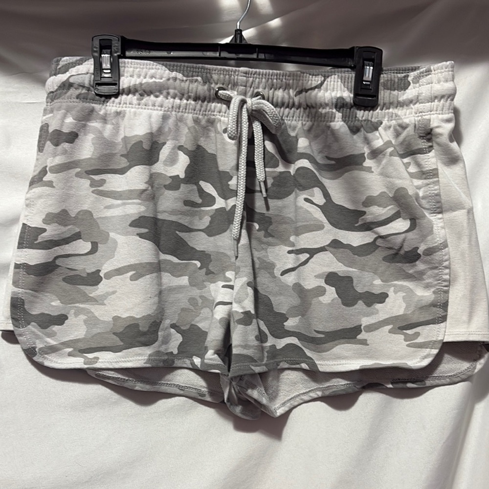George Women's Gray Camouflage Athletic Shorts